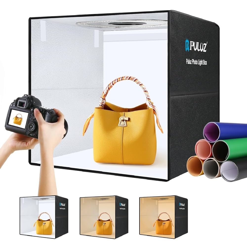 PULUZ 50cm 撮影ボックス 撮影box 50cm 3色温度/10段階調光 Amazon | PULUZ 50cm 撮影ボックス 撮影box 50cm 3色温度/10段階